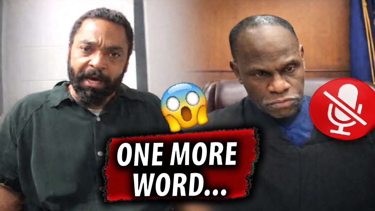 Judge Warns Defendant — Then Cuts His Mic in Court - YouTube