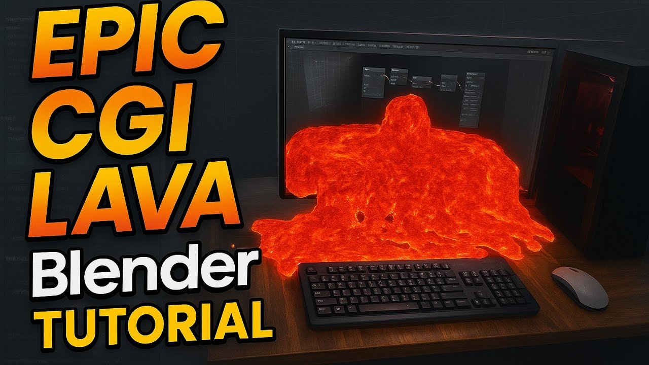 Real Life Me Lava Add Kar Diya 😱🌋 | Blender Camera Tracking CGI Tutorial