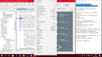 cara membuat list view!! ECLIPSE