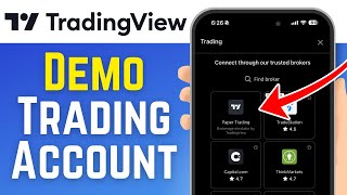 How to Make A Demo Account on TradingView | TradingView Mobile Paper Trading screenshot 5