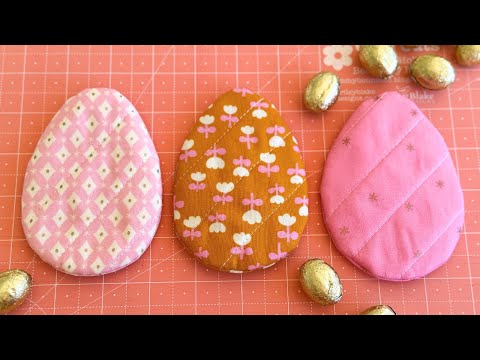 DIY Fabric Easter Eggs with Free Template!
