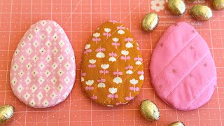 DIY Fabric Easter Eggs with Free Template!