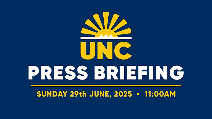 UNC Presser