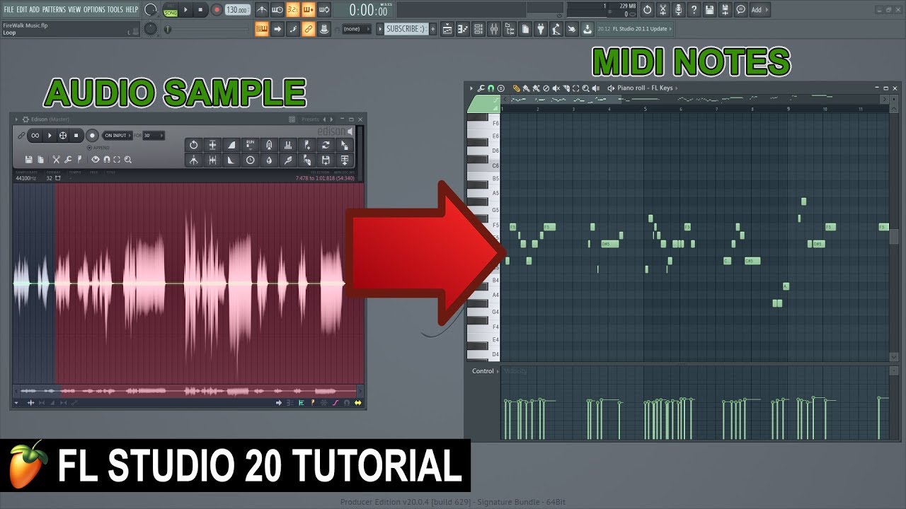 Top 52+ imagen fl studio sample to midi