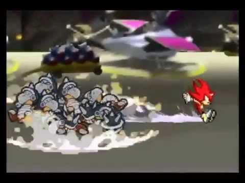 Sonic turns into Fire Sonic Super Mario Bros Z Episode 8 HD