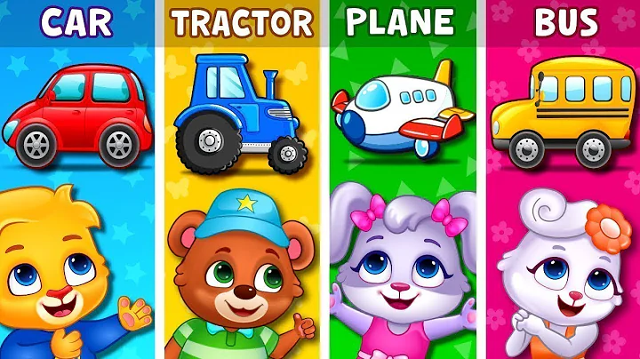 Learn Vehicle Names & Vehicle Sounds for Kids | Toddler Learning Video | RV AppStudios