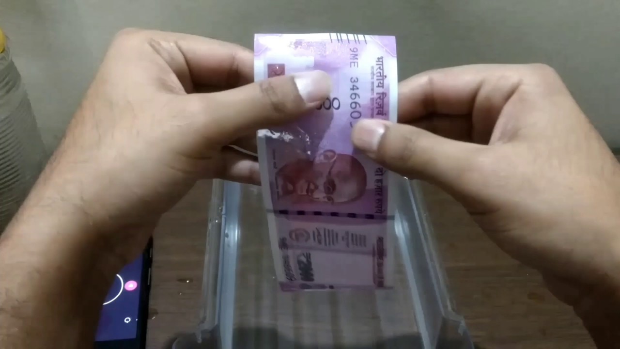 2000 Rupees Note Water Test! Normal, Cold and  Boiling Water Test.