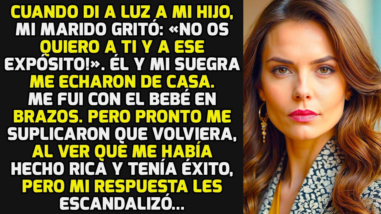 Cuando di a luz a mi hijo, mi marido gritó: «¡No os necesito a ti y a ese expósito!» HISTORIAS VIDA