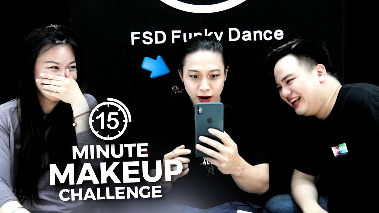 15 MINUTE MAKE UP CHALLENGE WITH DJ LOONYO