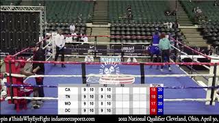 2022 USA Boxing National Qualifier | (EM189lbs) Elijah Austin vs Adonis Alcime
