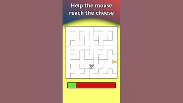 Help the mouse reach the cheese ! Only Geniuses Can Solve This Mouse Maze : Maze Challenge : Ep. 30