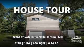 Riverfront Cabin Near the Gasconade River | 2 Bed Weekend Getaway in Jerome MO