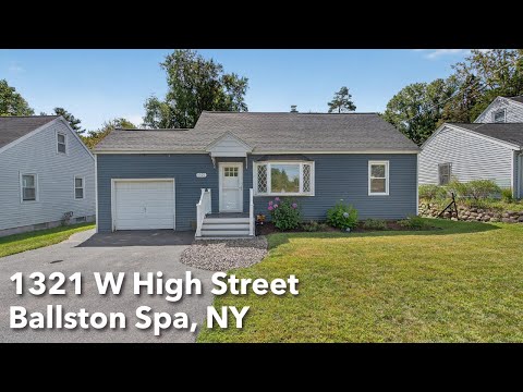 1321 W High St., Ballston Spa, NY home video tour
