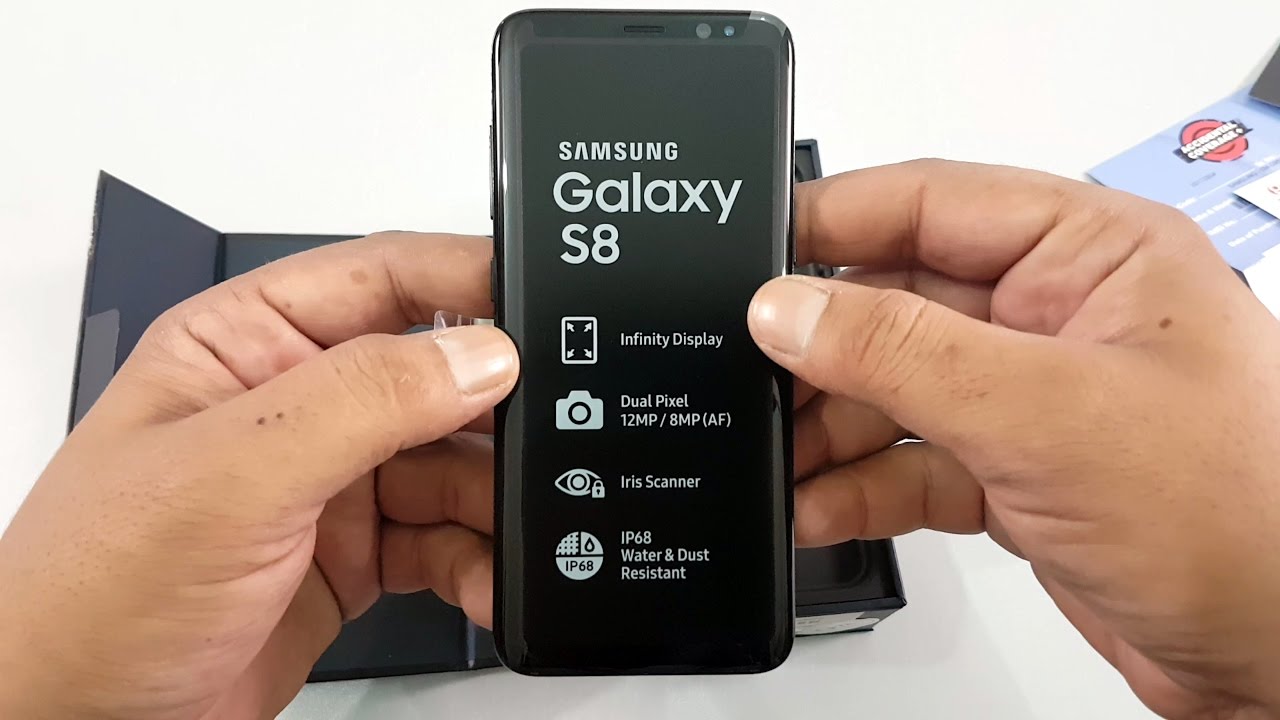Samsung Galaxy S8 Unboxing Midnight Black Pakistani Unit
