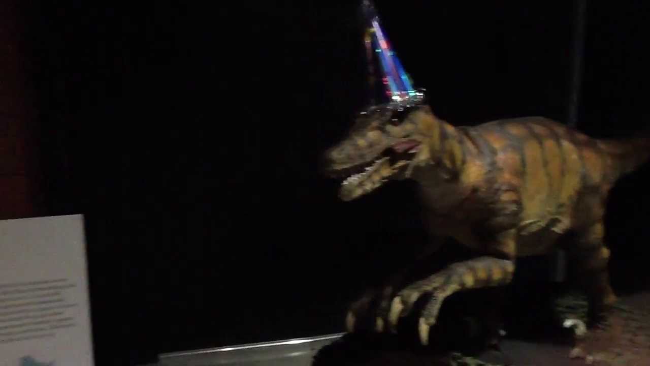 Velociraptor Wearing a Party Hat - YouTube