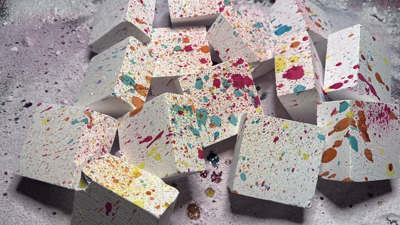 My Sister Tries Crushing Gym Chalk for the First Time | Part 1 of 3 | ASMR Relaxation 