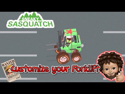 Sneaky Sasquatch - Customize your Forklift