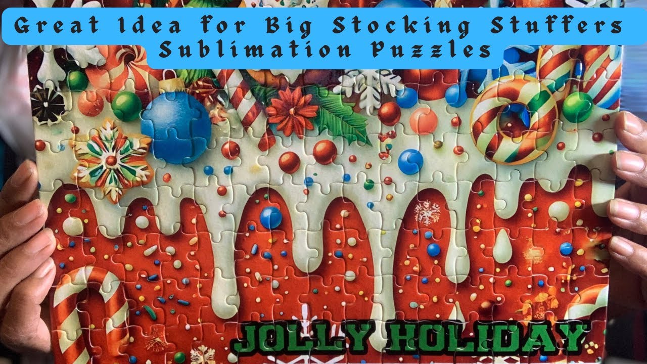 SUBLIMATION PUZZLE //BIG STOCKINGS STUFFERS IDEA YouTube