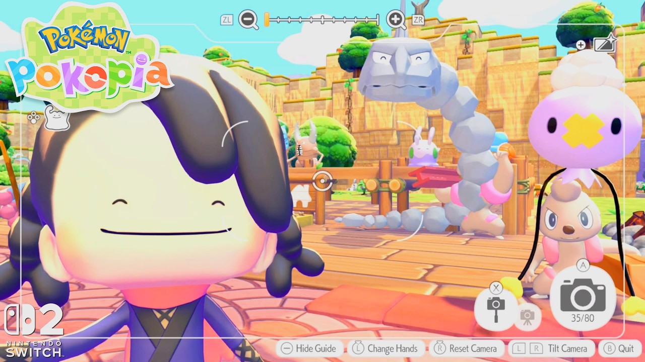 Pokémon Pokopia | Rain dropped & Kyogre appears! Rescue Onix Building Pokemon Center [SW2]