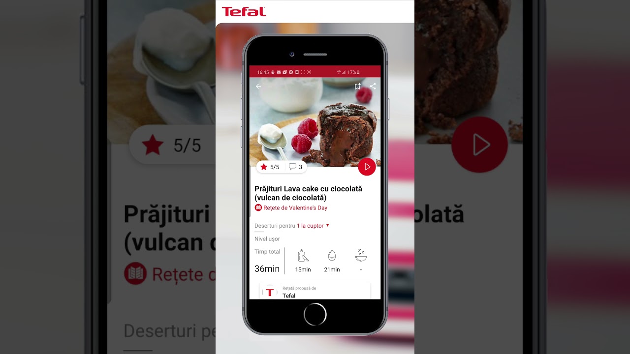 Aplicația Tefal Cake Factory Delices YouTube