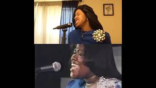 Re-enactment of Latrice Pace singing “Be A Fence
