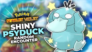 Shiny Psyduck (Random Encounter) in Pokemon Scarlet \& Violet