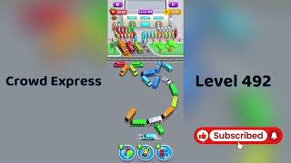 Famous Crowd Express Level 492 Walkthrough 🚦 | Step-by-Step Solution | Go Answer Wealth