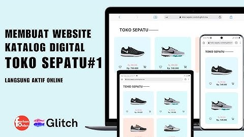 Membuat Website Katalog Digital Toko Sepatu #1 Langsung Aktif #html  #css #javascript  @farhanonlen
