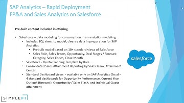 CRM Planning and Analytics with SAP