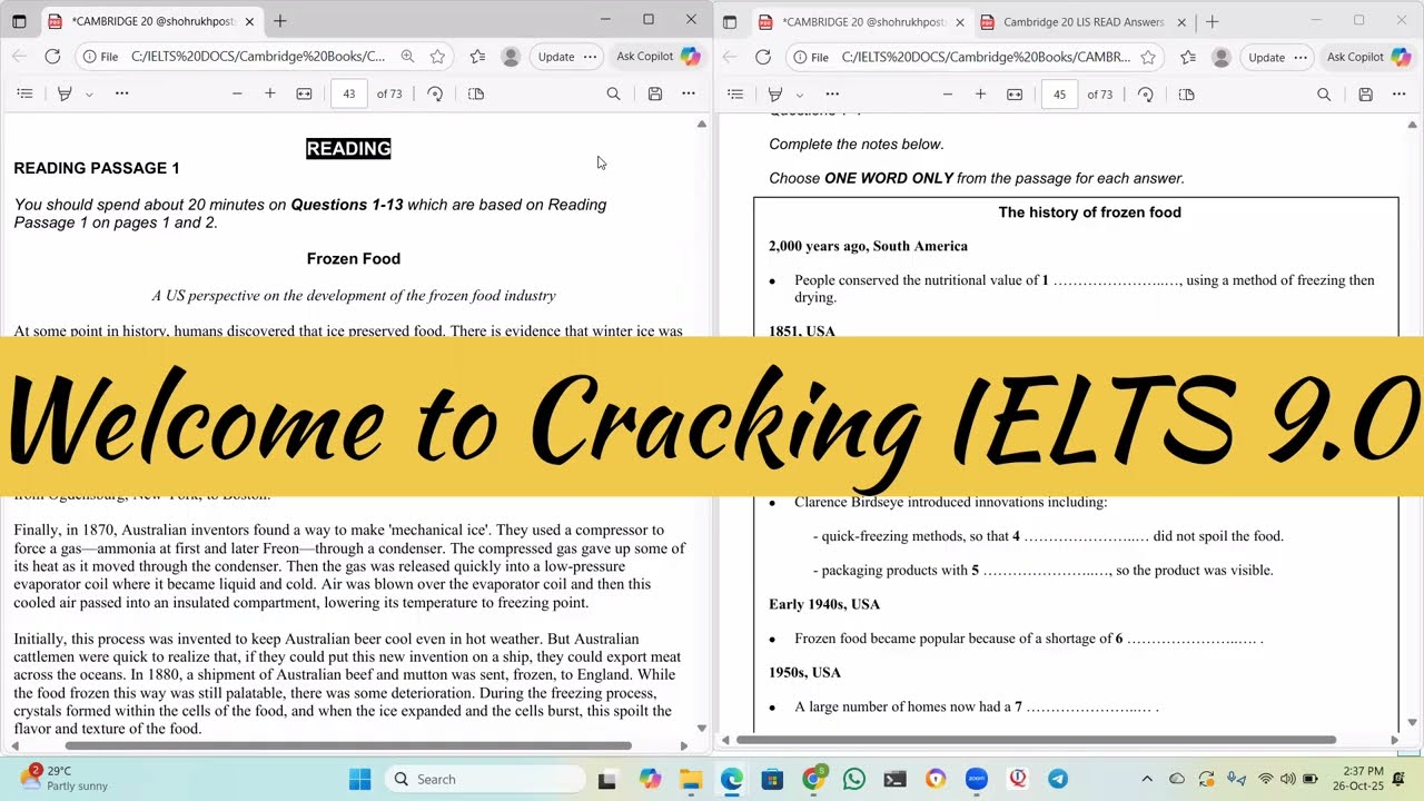 Ответы на вопросы по академическому чтению IELTS 20 с логическим объяснением | Замороженные продукты