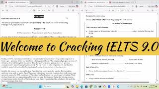 IELTS 20 Academic Reading passage answers with logical explanation | Frozen Food