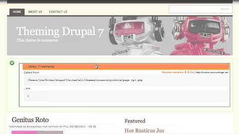 Drupal 7 Tutorial   Adding regions to the page template