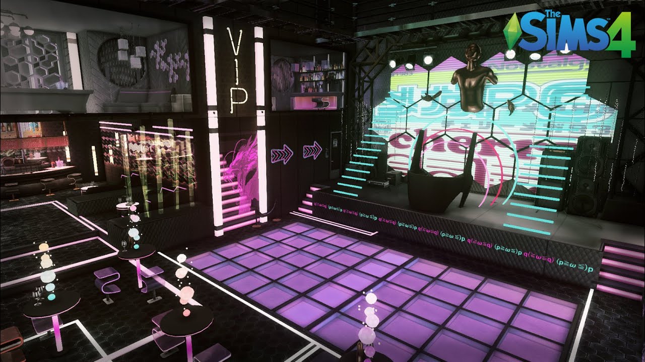 [Cyberpunk] Waterfront Nightclub| The Sims 4 | Download in description