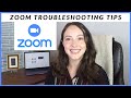 Zoom Troubleshooting Tips and Tricks