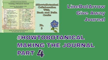 #HOWTOBOTANICAL JOURNAL PART 4