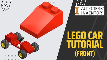 Autodesk Inventor LEGO CAR Tutorial (Front Brick)