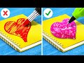 WHO DRAWS IT BETTER? || Best Painting Techniques And Art Hacks By 123 GO!LIVE