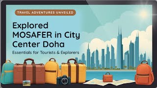 Explored MOSAFER | City Center Doha | Travel Gear &amp; Adventure Essentials For Explorers ✈️ | Vlog#90