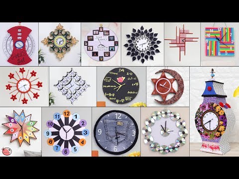 27 Handmade DIY Wall Clock Making From Waste Items
