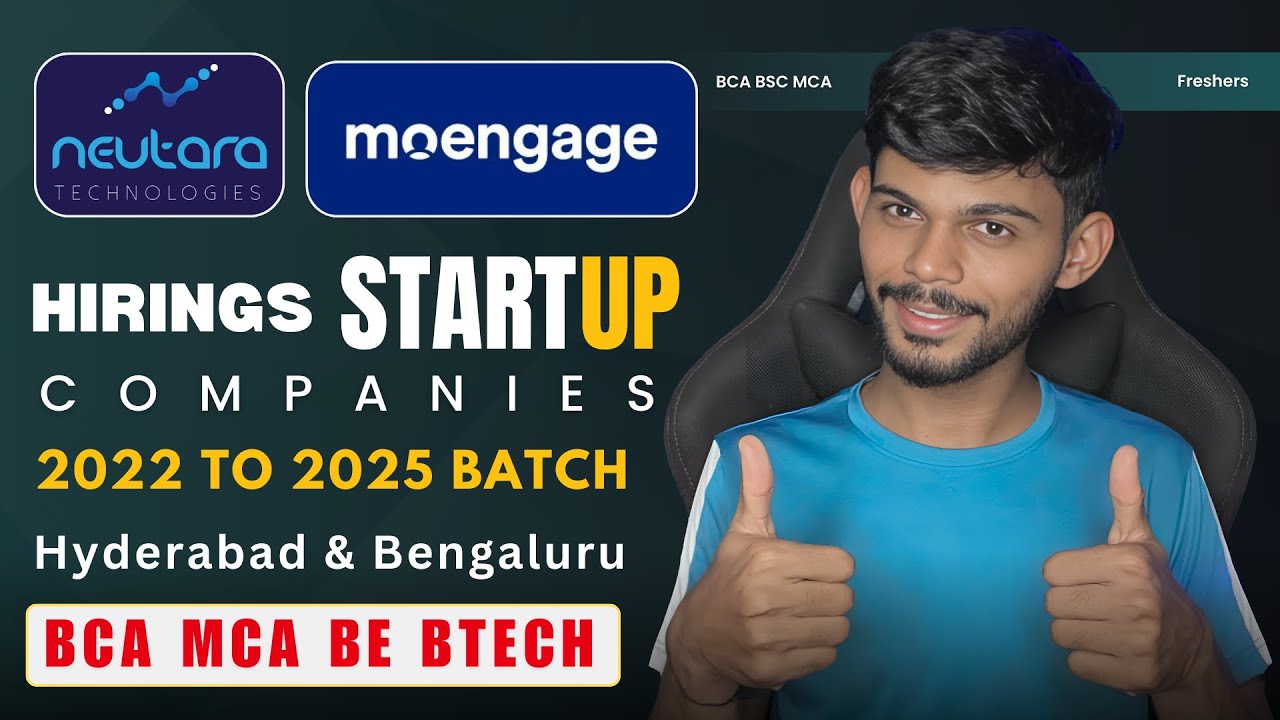 MoEngage & Neutara Hiring Freshers | BCA MCA BE BTech | Apply Now ...