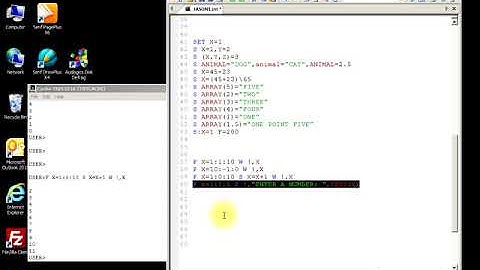 INTERSYSTEMS CACHE MUMPS - OLD SCHOOL FOR