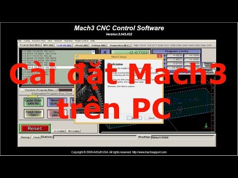 Hướng dẫn chi tiết cài đặt & thông số Mach3 - Chương trình điều khiển máy CNC