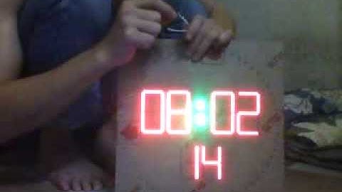 Đồng hồ LED giao tiếp PIC16F877A + DS1307 + LM35 (P.1)