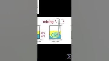 How To Make Polyurethane formulation | Polyol vs Isocyanate #shorts