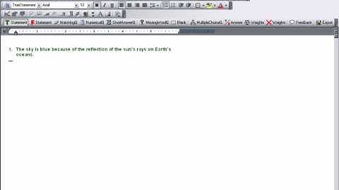 Tutorial: MS Word Template to Create Moodle GIFT Formatted Questions