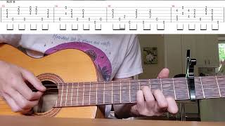 How to play Three Hours by Nick Drake (Part 1)