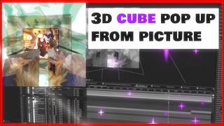 How to make 3D cube pop up from picture on after effects Tutorial 2026 (like minx)