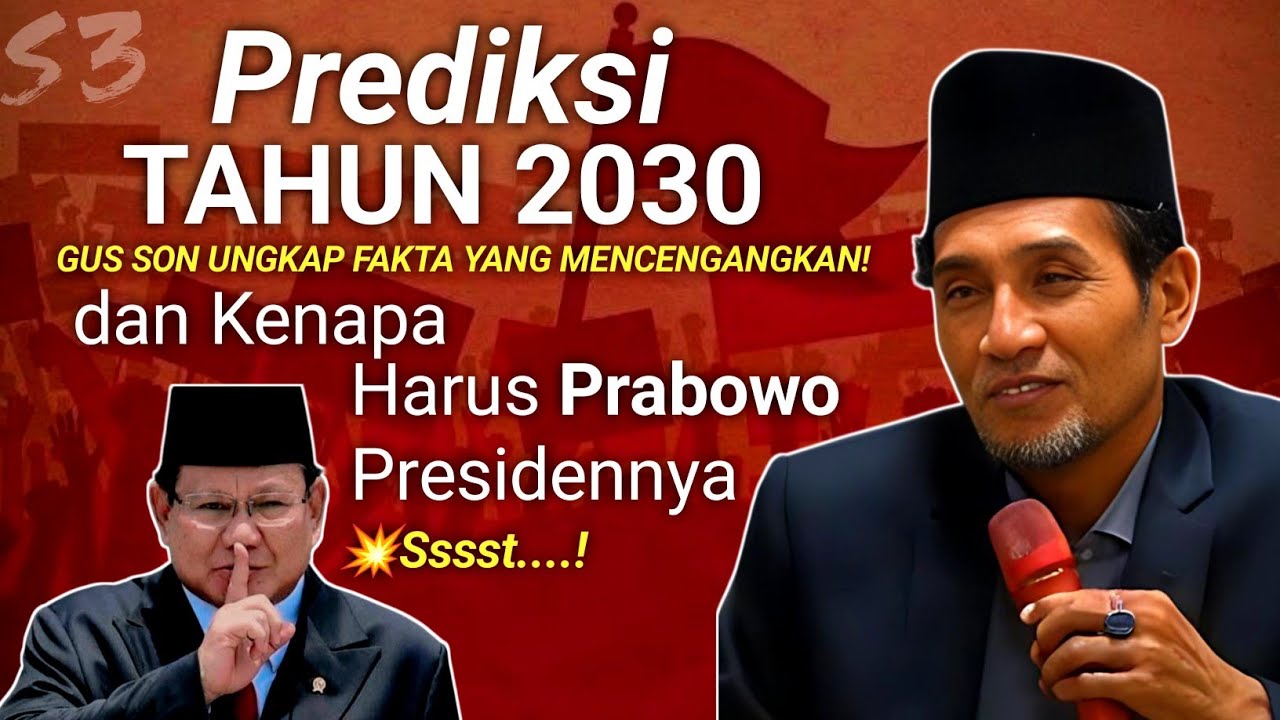 Gus Son! Apa yang akan terjadi di Tahun 2030 sudah terlihat mulai sekarang!