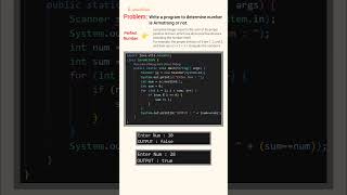 Perfect Number 💡 #java #javawithvk #ai #fyp #code #coding #programming #learning