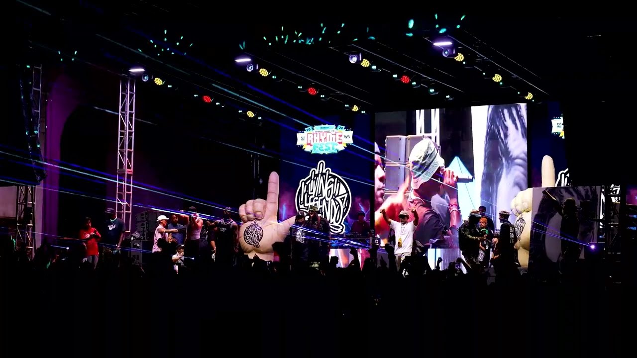 Never Falling down - The Living Legends (Live) at Rhyme Fest  